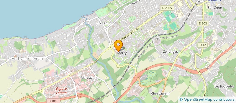 localisation de l'entreprise CMC-ORAL à THONON-LES-BAINS