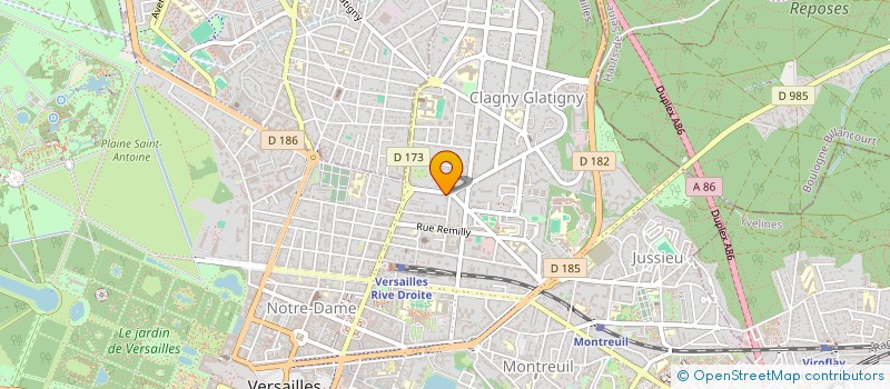 localisation de l'entreprise CMC-PIGALLE à VERSAILLES