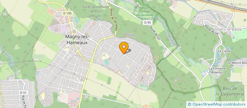 localisation de l'entreprise CMC PRESTATIONS  MAGNY-LES-HAMEAUX