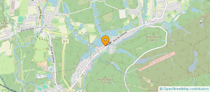 localisation de l'entreprise CMC RADIOLOGIC SAS à SERMAMAGNY