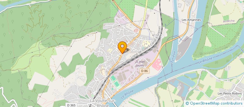 localisation de l'entreprise CMC TAXI à LA-VOULTE-SUR-RHONE
