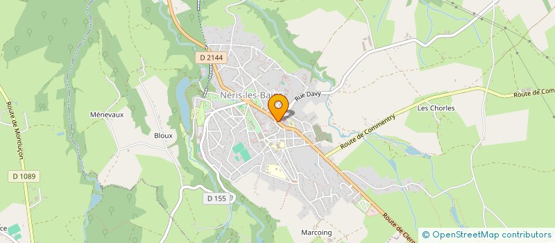 localisation de l'entreprise CMC TOOYOUTOO à NERIS-LES-BAINS