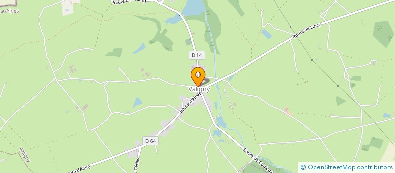 localisation de l'entreprise CMC TRADING  VALIGNY