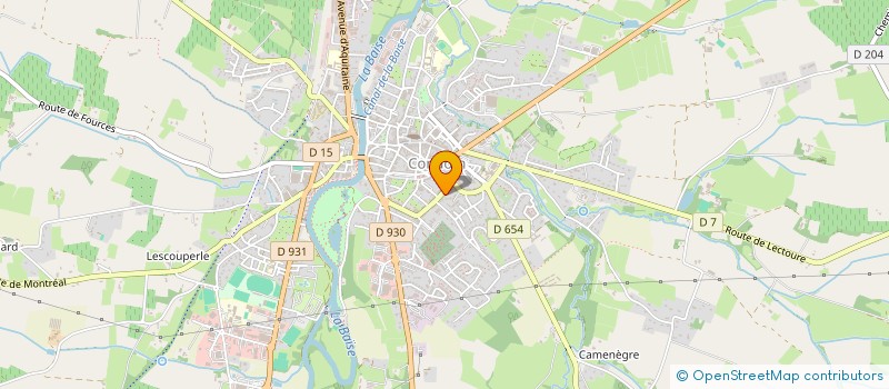 localisation de l'entreprise CMC2 à CONDOM