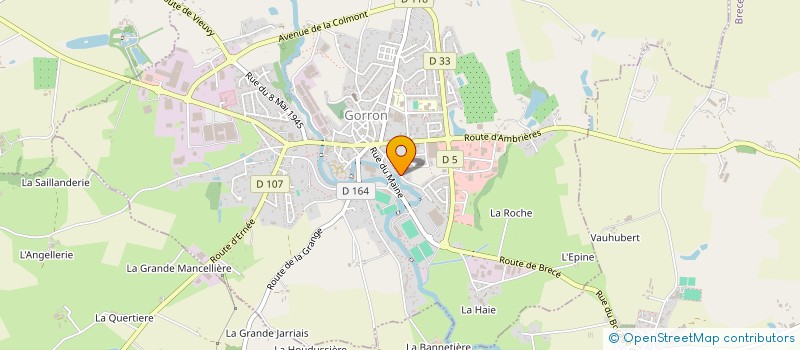 localisation de l'entreprise CMCA IMMOBILIER  GORRON