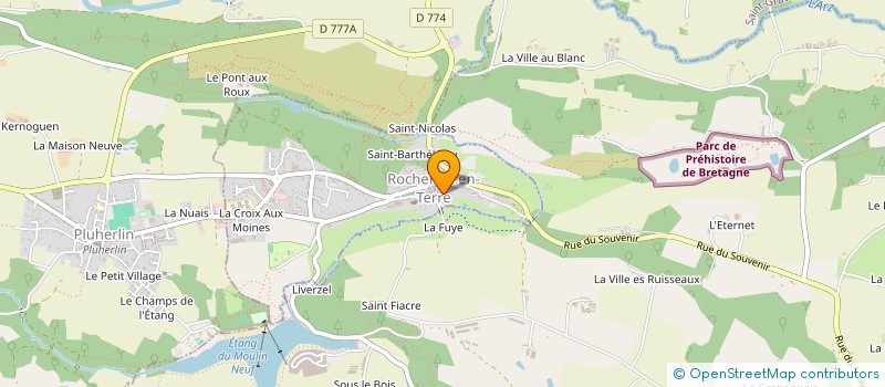 localisation de l'entreprise CMCANDRE  PLUHERLIN