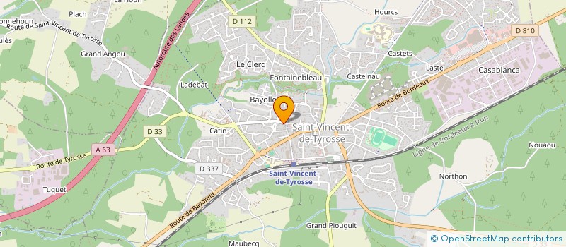 localisation de l'entreprise CMCDP  SAINT-VINCENT-DE-TYROSSE