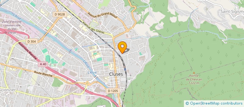 localisation de l'entreprise CMCE COMBLES MENUISERIES CHARPENTE ESCAL  CLUSES