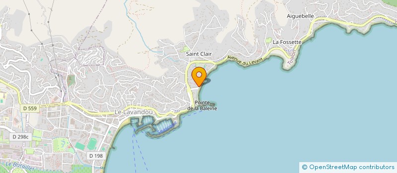 localisation de l'entreprise CMCF HOTEL à LE LAVANDOU