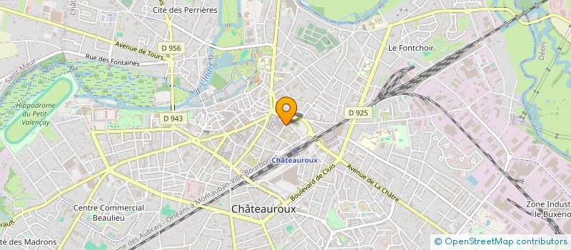 localisation de l'entreprise CMCFCONSEIL à CHATEAUROUX