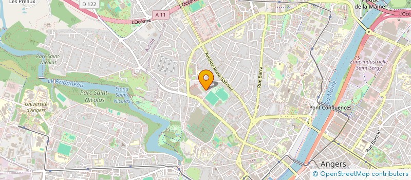 localisation de l'entreprise CMCH à ANGERS