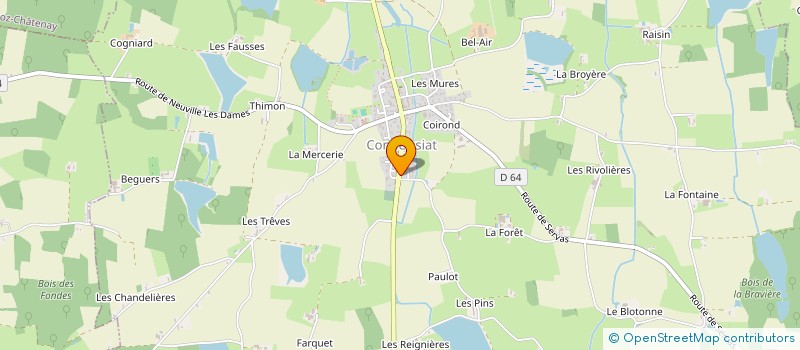 localisation de l'entreprise CMCHS  CONDEISSIAT