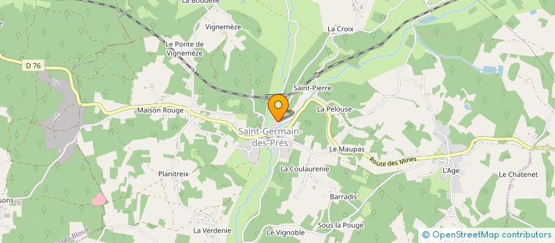 localisation de l'entreprise CMCKM  SAINT-GERMAIN-DES-PRES