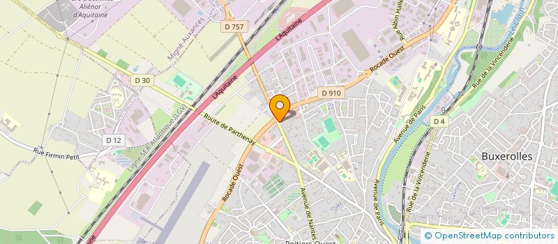 localisation de l'entreprise CMCL à POITIERS