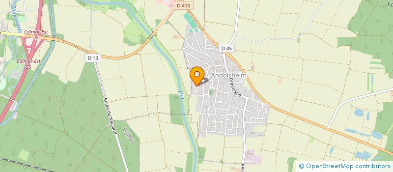 localisation de l'entreprise CMCM  ANDOLSHEIM