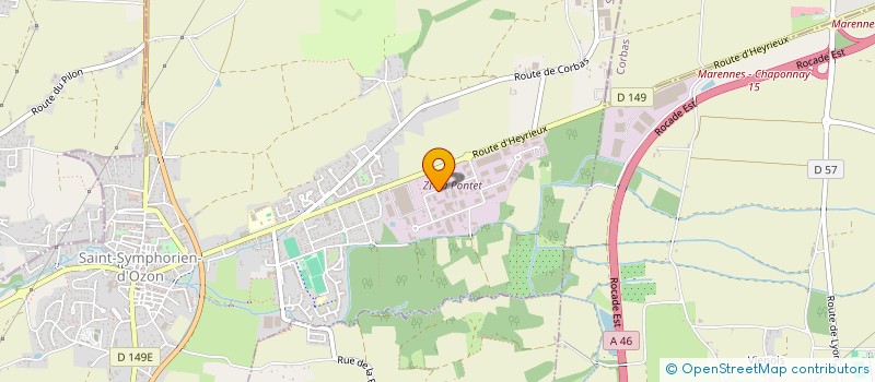 localisation de l'entreprise CMCM LYEZA  FEYZIN