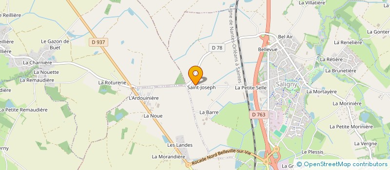 localisation de l'entreprise CMCM85  BELLEVIGNY