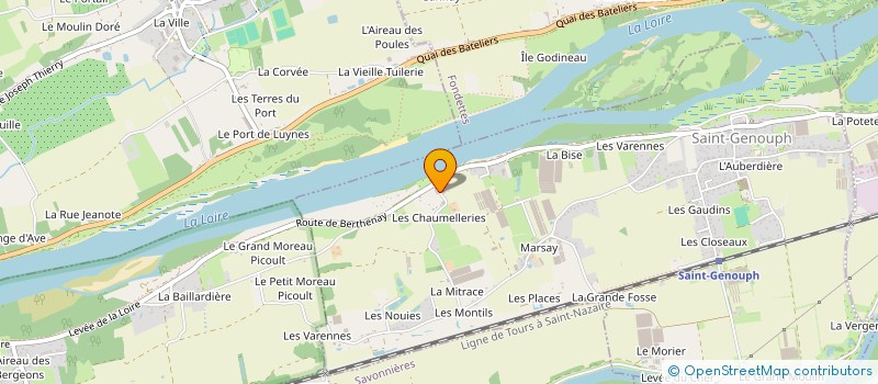 localisation de l'entreprise CMCP GESTION  SAINT-GENOUPH