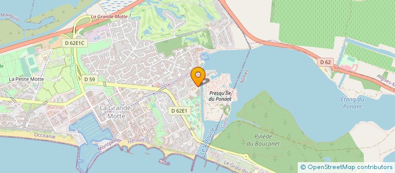 localisation de l'entreprise CMCS  LA GRANDE-MOTTE