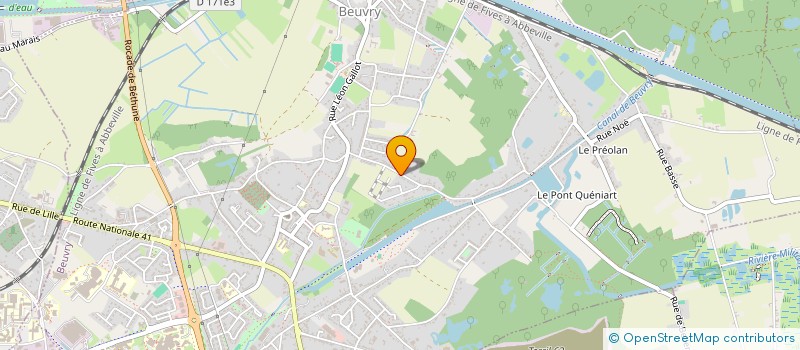 localisation de l'entreprise CMCS  BEUVRY