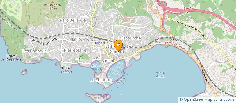 localisation de l'entreprise CMCV PLACEMENT à LA CADIERE D'AZUR
