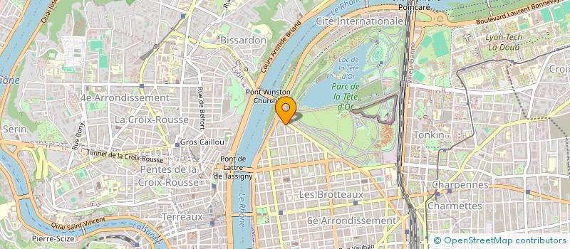 localisation de l'entreprise CMD à LYON