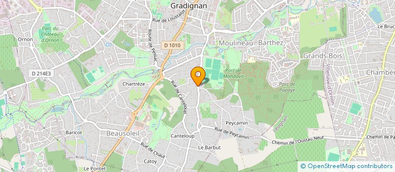 localisation de l'entreprise CMD à GRADIGNAN