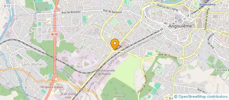 localisation de l'entreprise CMD à ANGOULEME