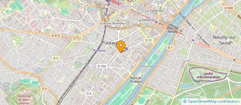 localisation de l'entreprise CMD  PUTEAUX