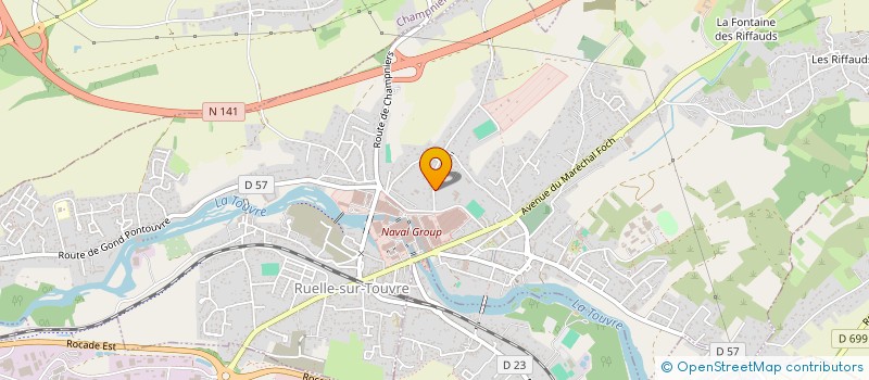 localisation de l'entreprise CMD à RUELLE-SUR-TOUVRE