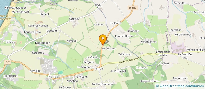 localisation de l'entreprise CMD  DOUARNENEZ