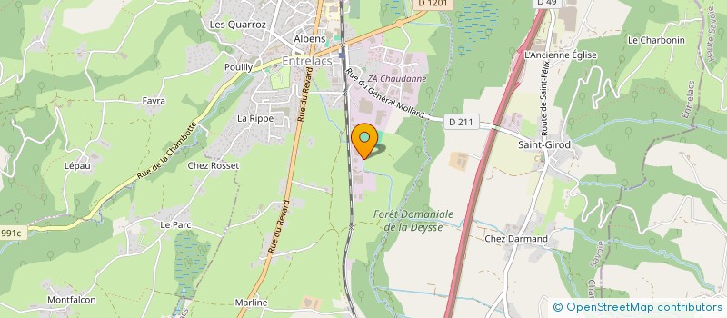 localisation de l'entreprise CMD  ENTRELACS