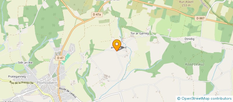 localisation de l'entreprise CMD BREIZH  PLOMODIERN