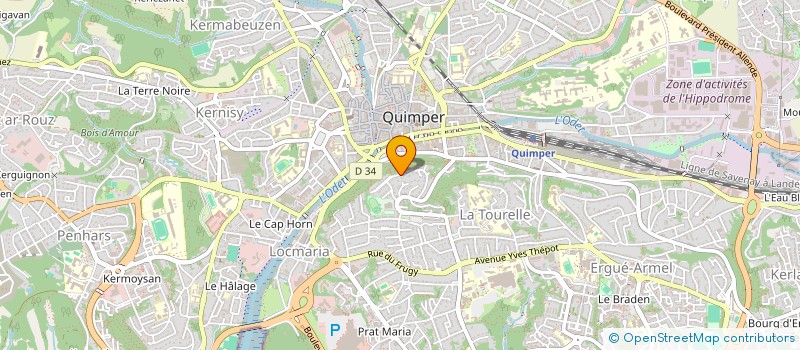 localisation de l'entreprise CMD CONSEILS à QUIMPER