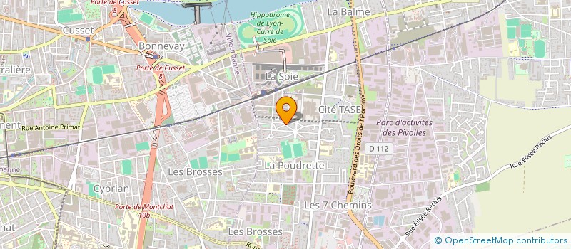 localisation de l'entreprise CMD ELEC  VAULX-EN-VELIN