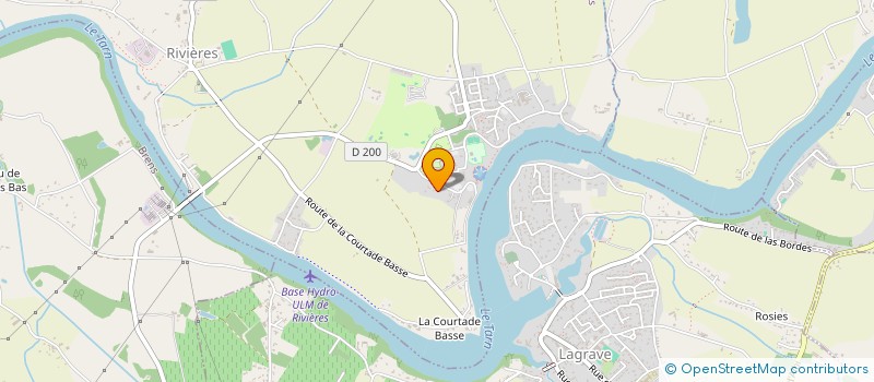 localisation de l'entreprise CMD EVANES'SENS à RIVIERES