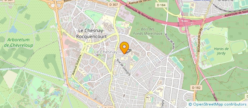 localisation de l'entreprise CMD FRANCE TRANSPORT à LE CHESNAY-ROCQUENCOURT