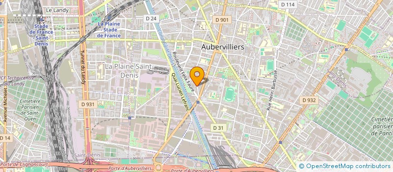 localisation de l'entreprise CMD IDF  AUBERVILLIERS