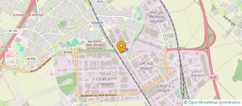 localisation de l'entreprise CMD PRODUCTION à LESQUIN