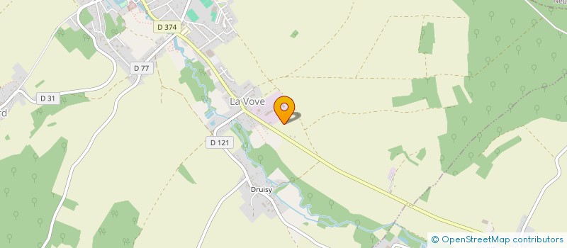 localisation de l'entreprise CMD2 à ESTISSAC