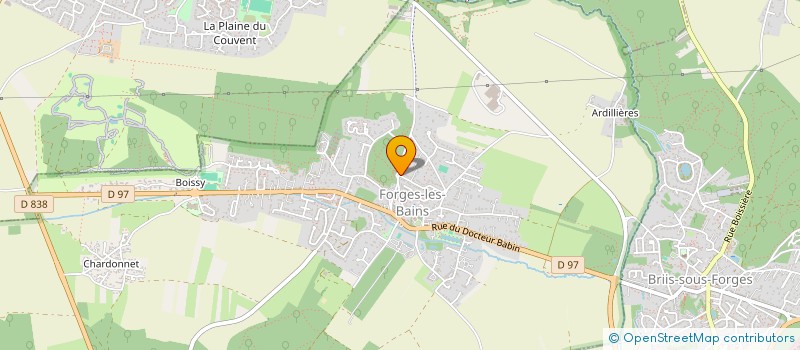 localisation de l'entreprise CMDA  FORGES-LES-BAINS