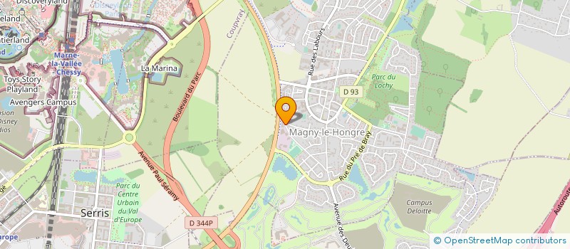 localisation de l'entreprise CMDD CONSULTING à MAGNY-LE-HONGRE