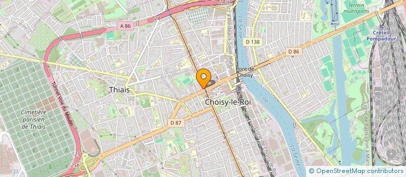localisation de l'entreprise CMDG à ORLY