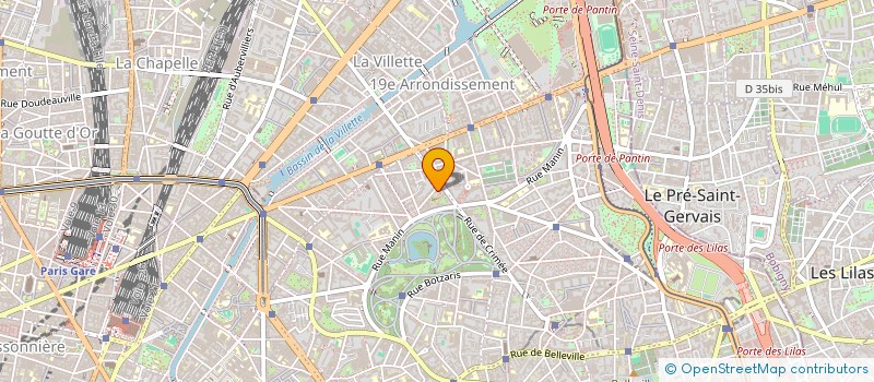 localisation de l'entreprise CMDI  PARIS