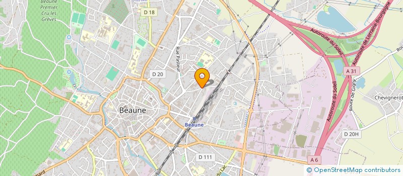 localisation de l'entreprise CMDP SERVICES à BEAUNE