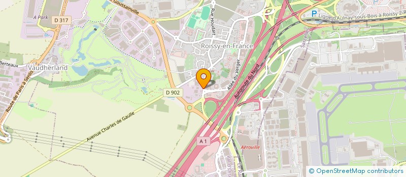 localisation de l'entreprise CMDT LOGISTIQUE à ROISSY-EN-FRANCE