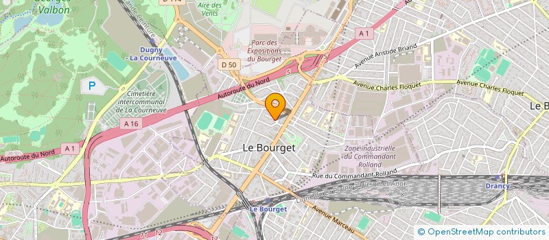 localisation de l'entreprise CME à LE BOURGET