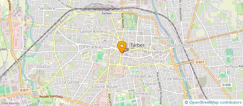 localisation de l'entreprise CME  TARBES