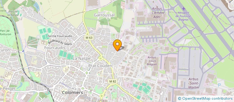 localisation de l'entreprise CME à COLOMIERS