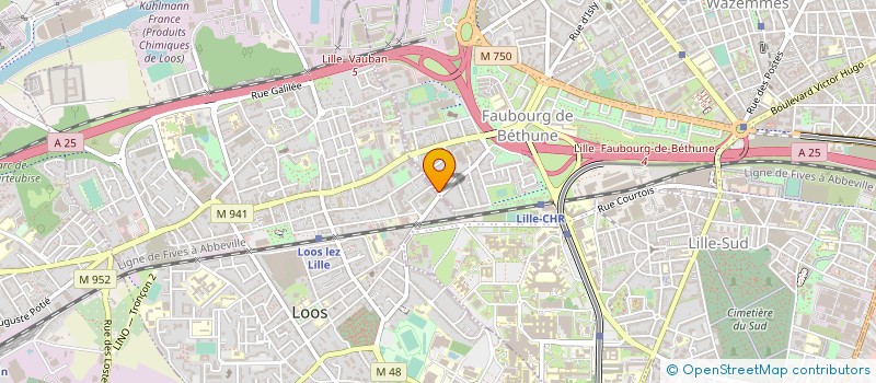 localisation de l'entreprise CME à LILLE